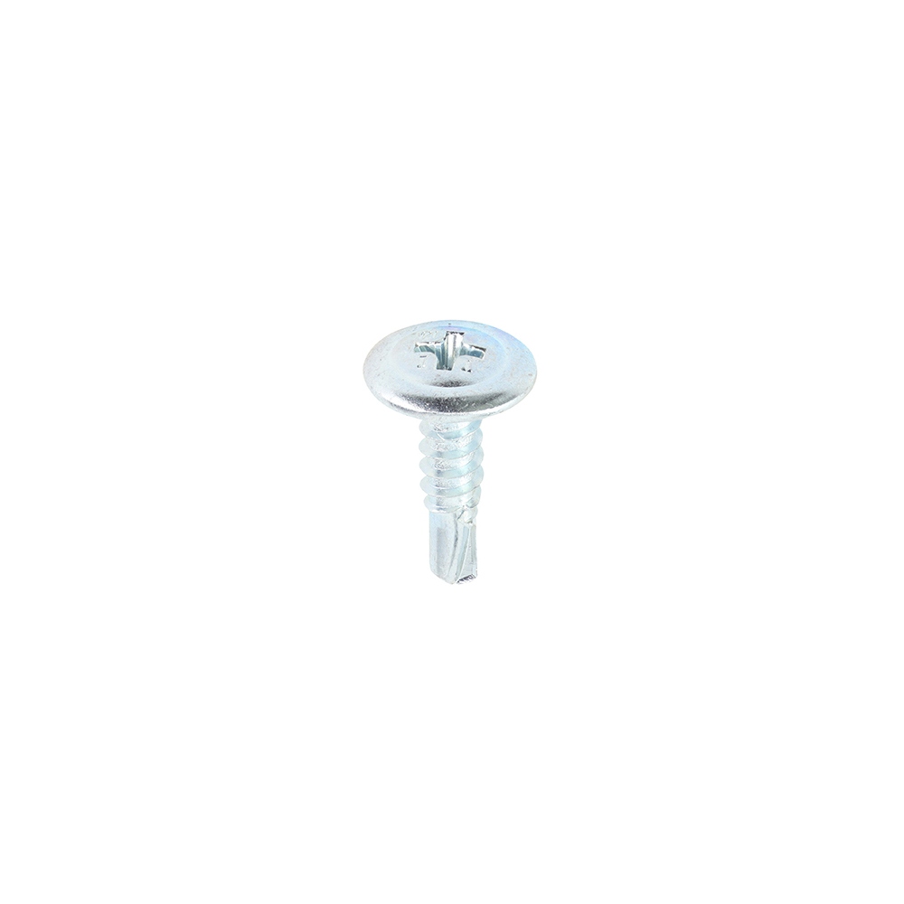 4.2 X 16MM – Metal Sheet & Stud – Self-Drilling Screw – Wafer Head – Zinc