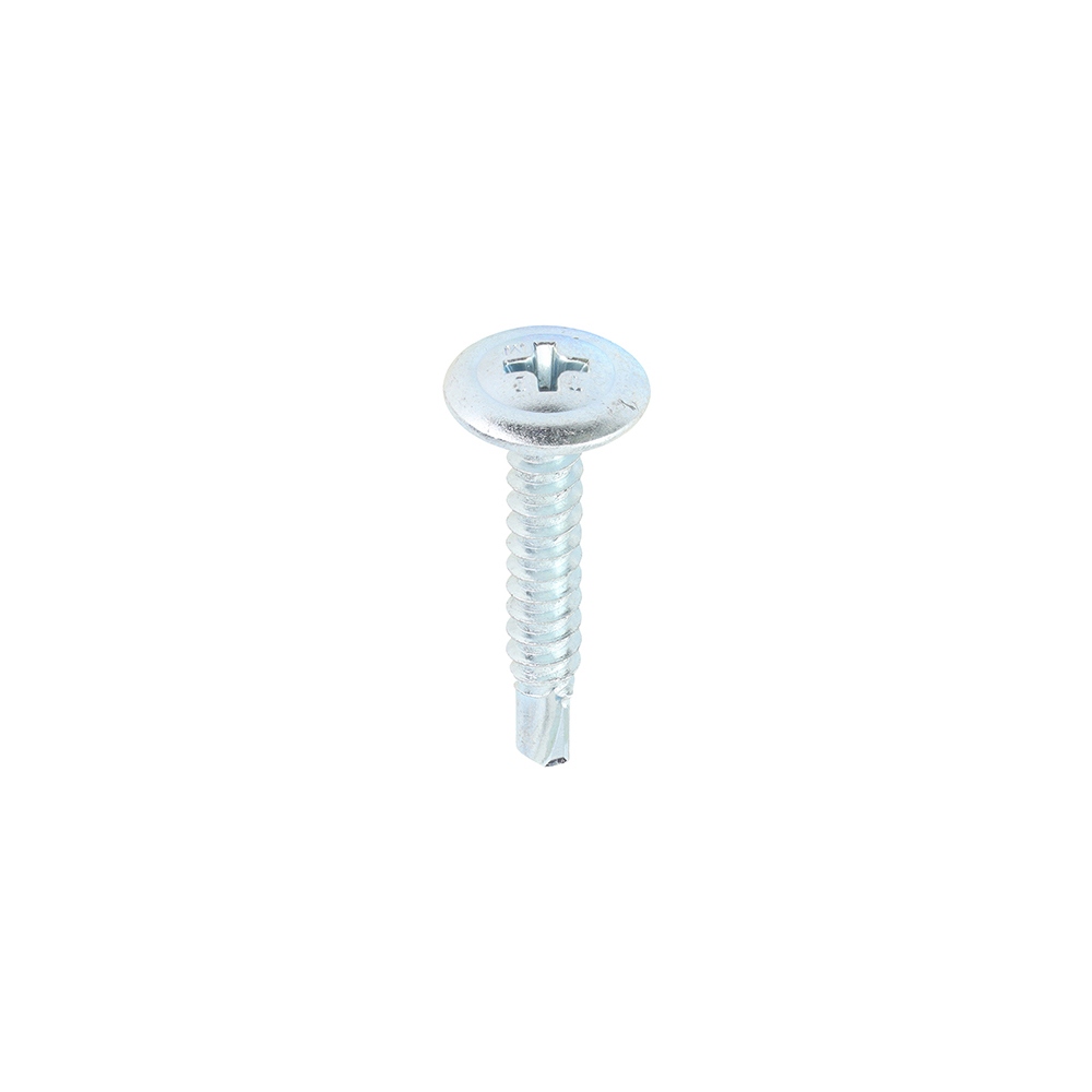4.2 X 25MM – Metal Sheet & Stud – Self-Drilling Screw – Wafer Head – Zinc