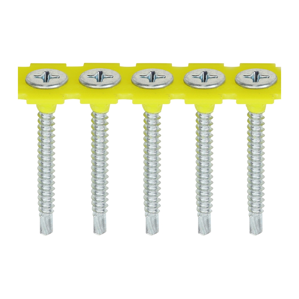 3.5 X 35M – Collated Drywall Screws -Self Drilling – Zinc