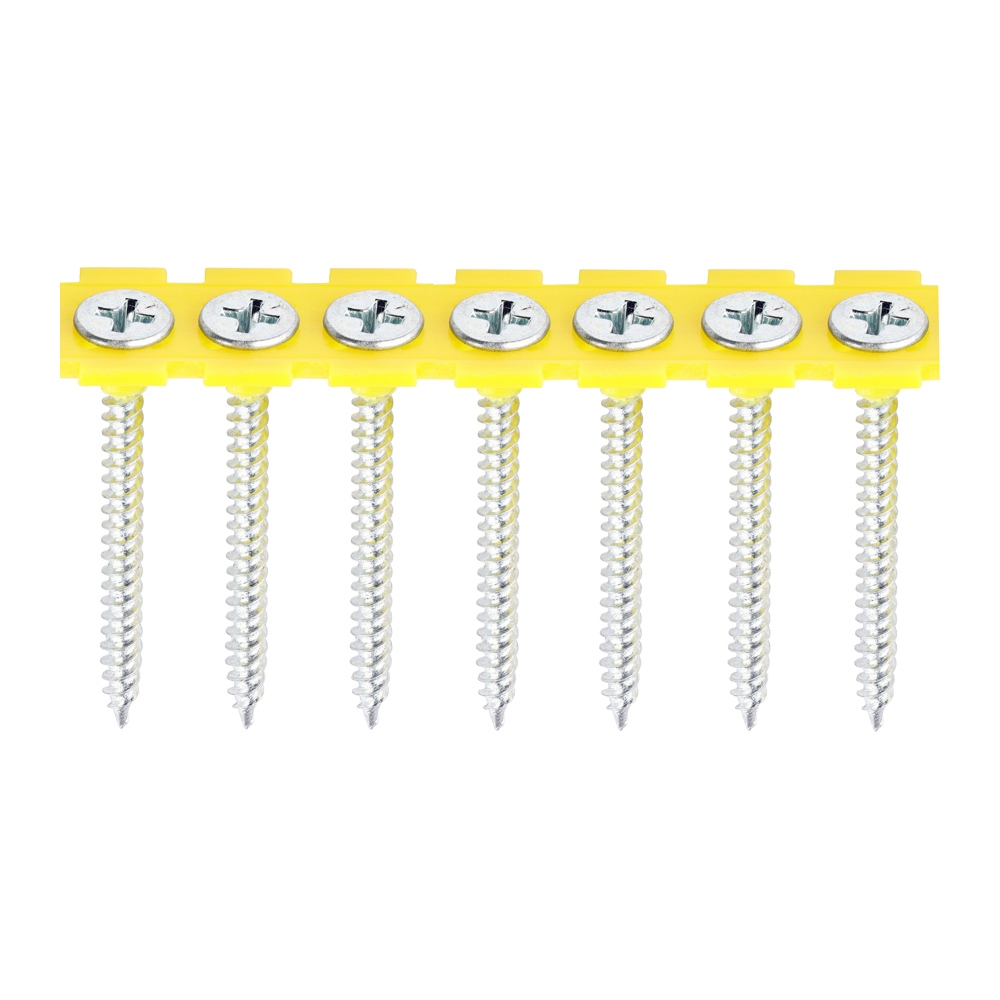 3.5 X 42M – Collated Drywall Screws -Fine Thread – Zinc
