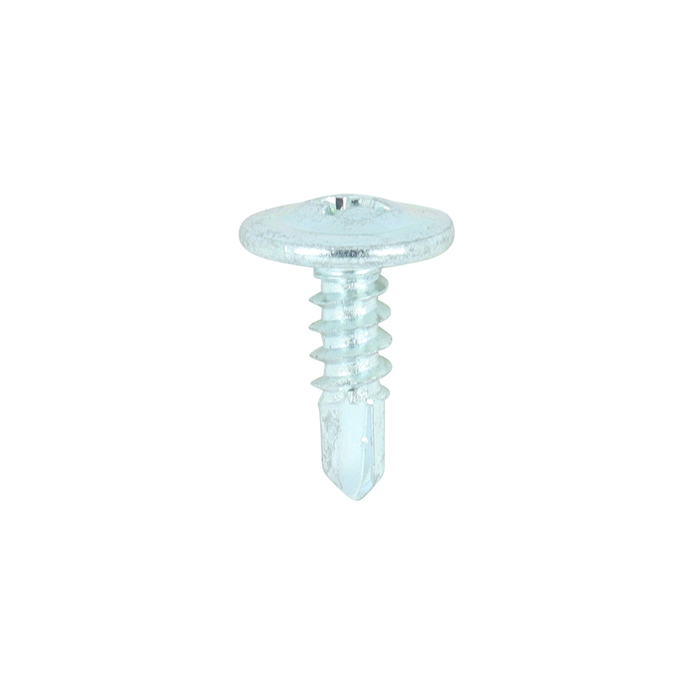 4.2 X 13MM – Metal Sheet & Stud – Self-Drilling Screw – Wafer Head – Zinc