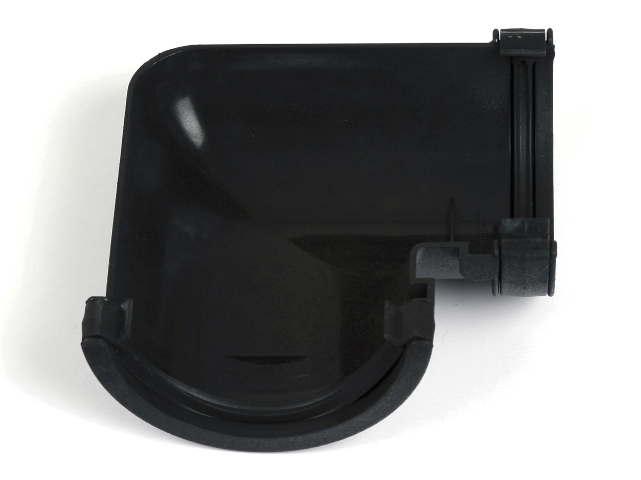 BR048CI – 112mm Roundstyle Cast Iron Effect 90° Gutter Angle