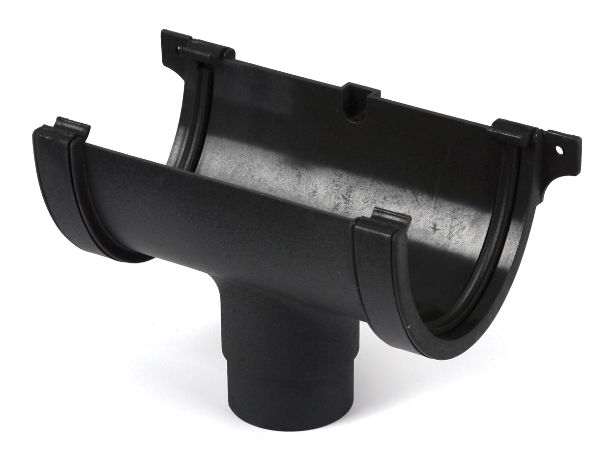 BR075CI – 115mm Deepstyle Cast Iron Effect Running Outlet