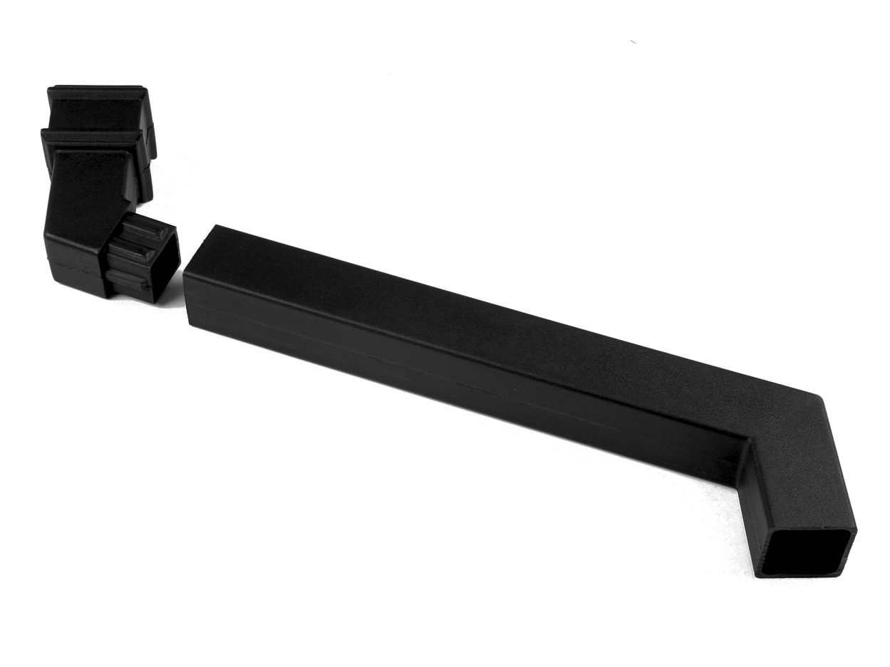BR5000CI – 65mm Square Cast Iron Effect Adjustable Offset Kit (150mm-455mm)