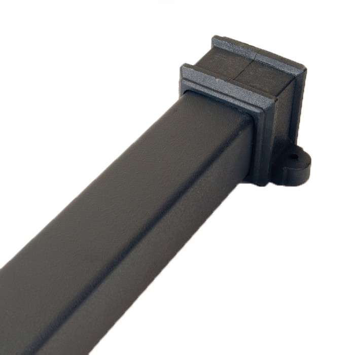 BR5018LCI – 65mm Square Cast Iron Effect Socketed Downpipe with Lugs x 1.8m