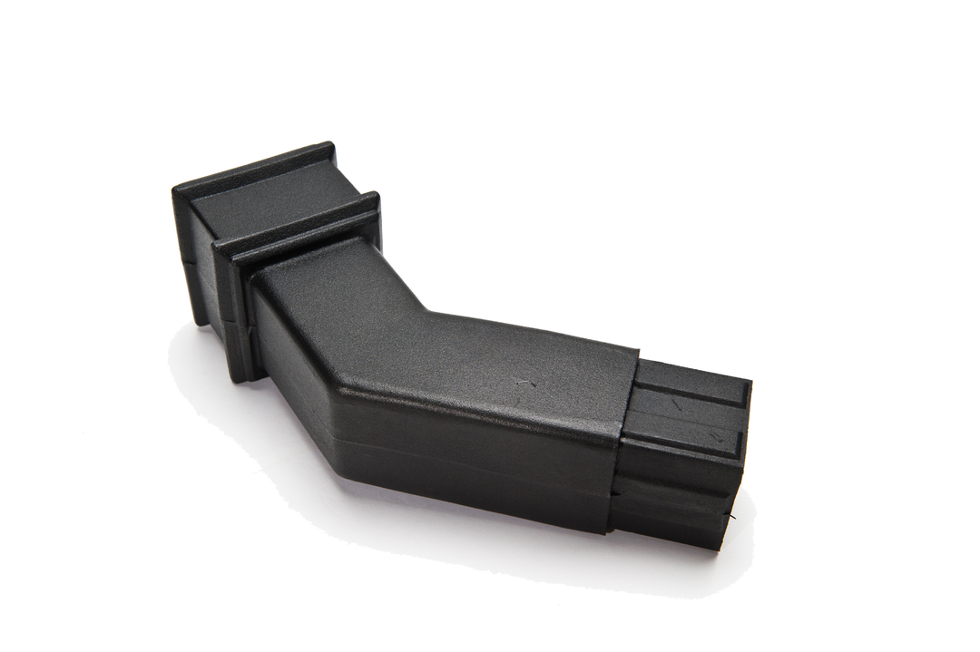 BR509CI – 65mm Square Cast Iron Effect 112.5° Spigot Bend