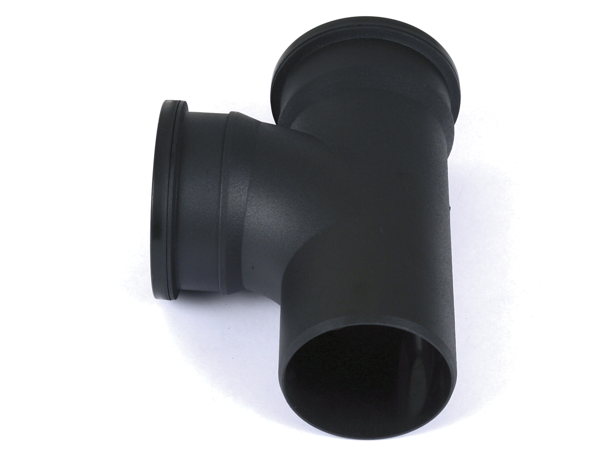 BS417CI – 110mm Cast Iron Effect Double Socket 92.5° Soil Branch without Bosses