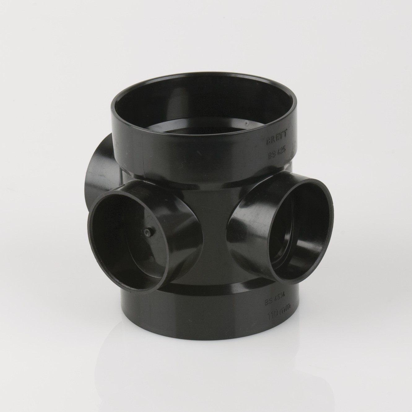 BS425 – 110mm Double Solvent Short Boss Pipe
