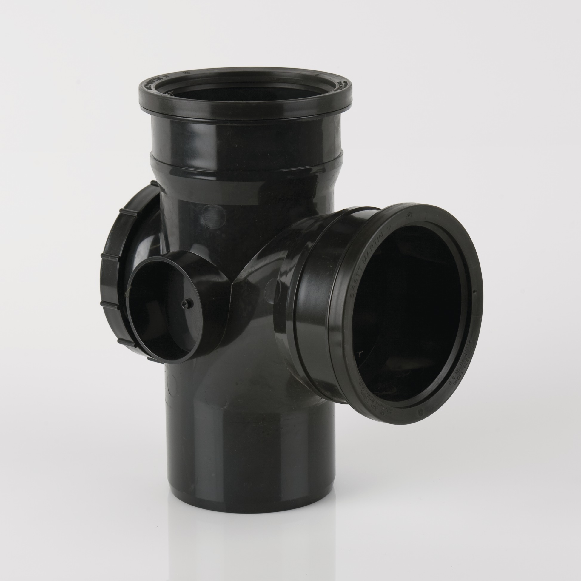BS447 – 110mm x 92.5° Double Socket Access Branch