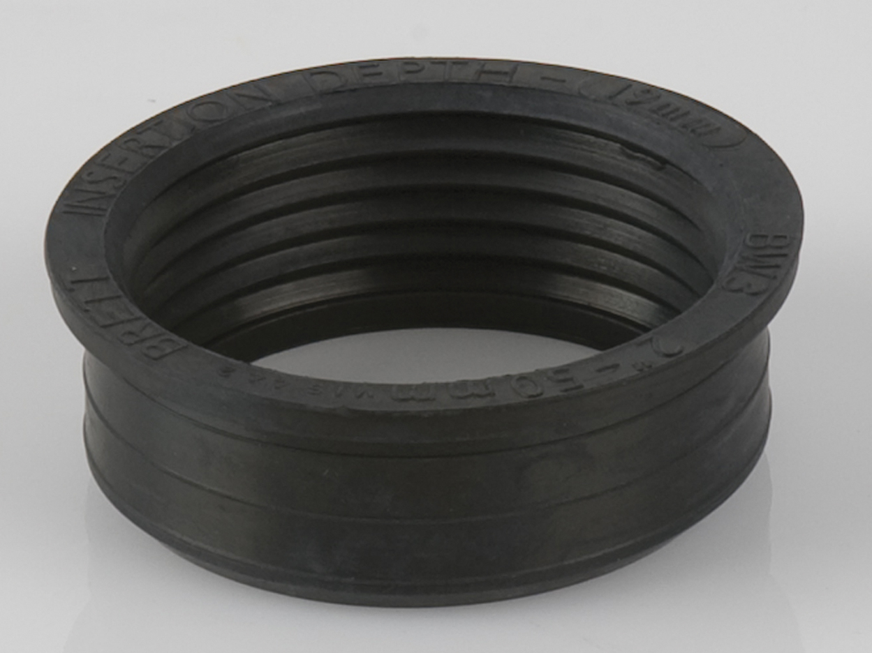 BW3 – 50mm Push-Fit Rubber Waste Adaptor