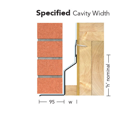L7/75 (T/K-70)- Standard Duty Galv Steel Timber Frame Lintel (suitable for 70-85MM cavity)