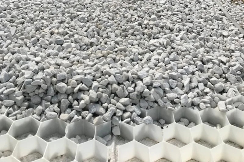 Gravel Stabilisation Grids – White