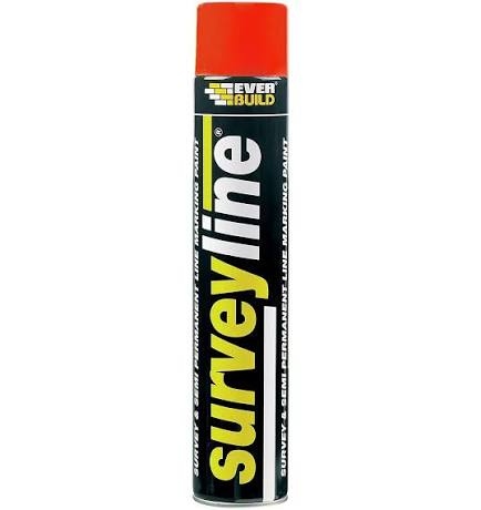 Surveyline – Semi Permanent line marker – Red (electricity)