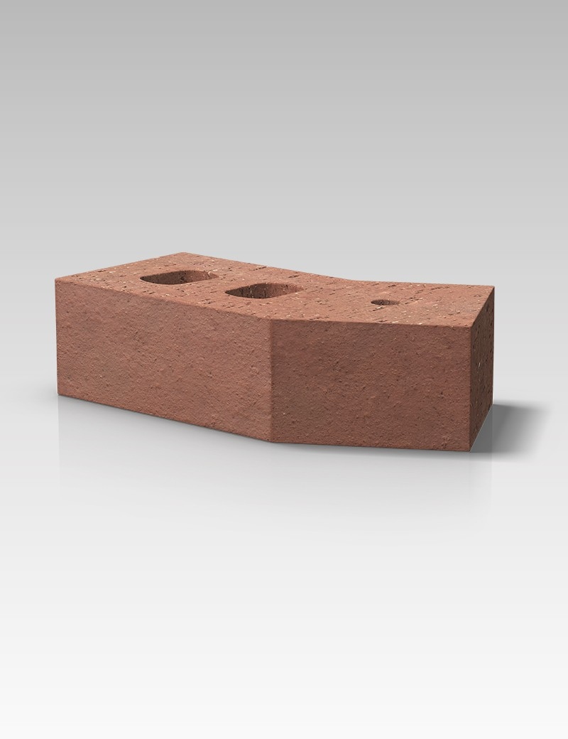 AN.2.1 – External Angle Dog Leg (30 degree) – Smooth Red