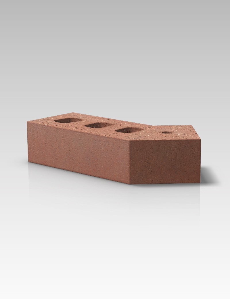AN.2.5 – External Angle Dog Leg (45 degree) – Smooth Red