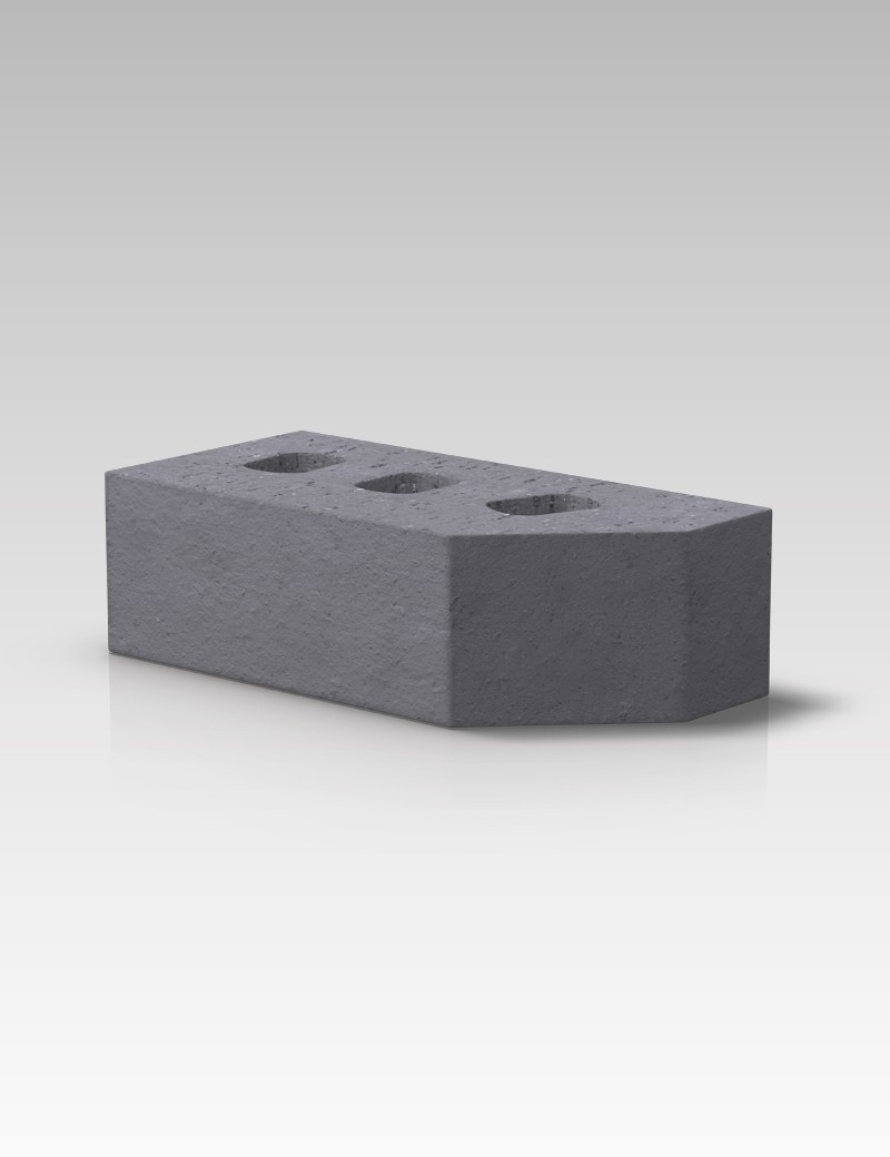 AN.5.1 – Single Cant Brick – Smooth Blue