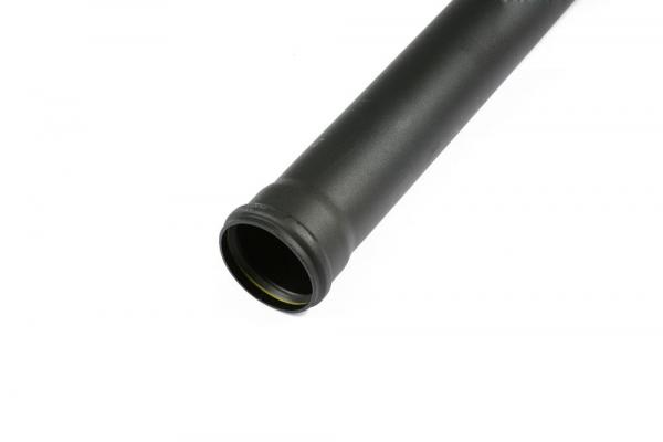 BS413CI – 110mm Cast Iron Effect Single Socket Soil Pipe x 2.5m