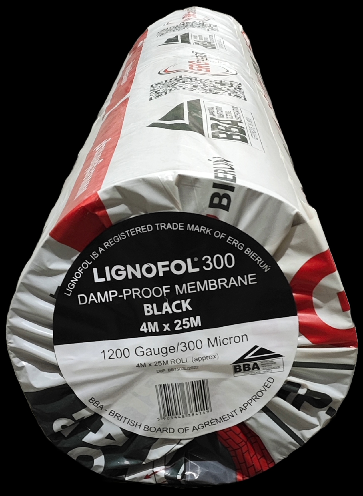 1200g (300mu) Damp Proof Membrane DPM 4m x 25m