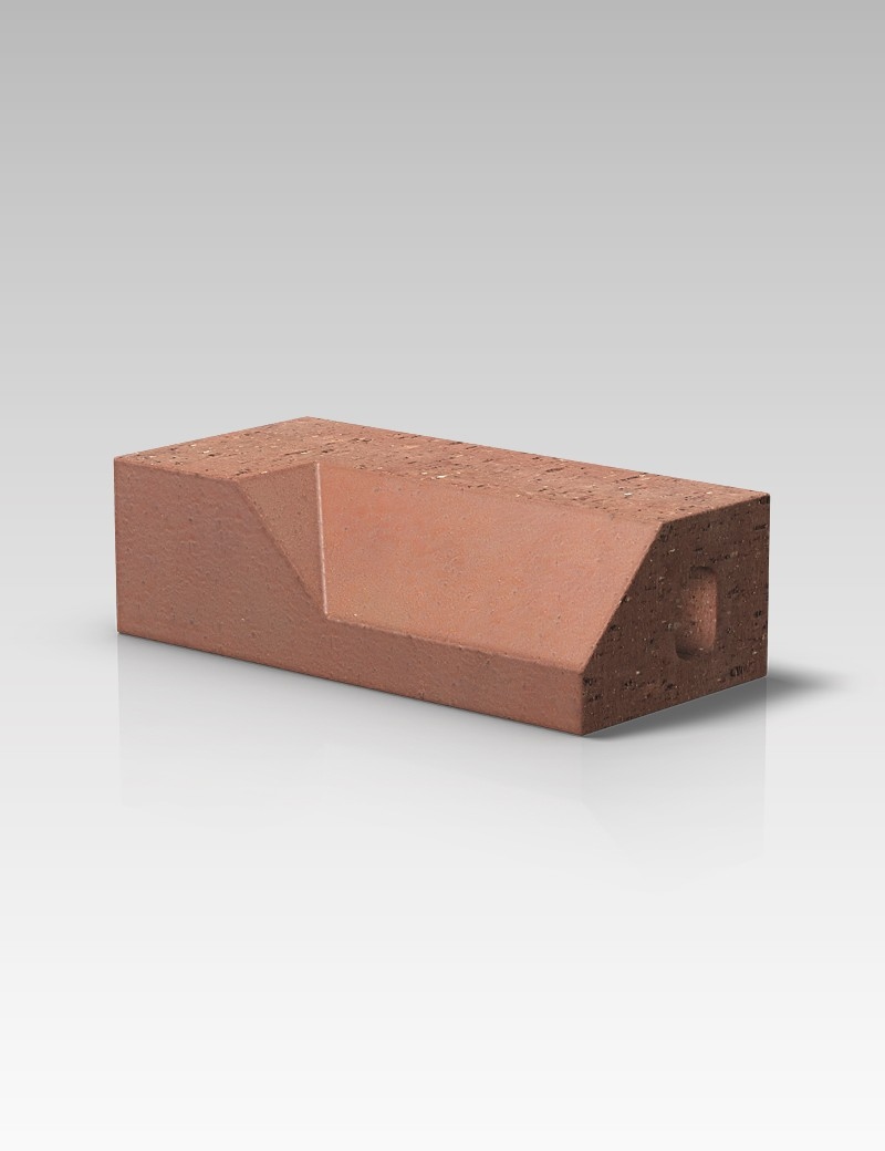 PL.4.2 – Plinth Stretcher Internal Return – Smooth Red